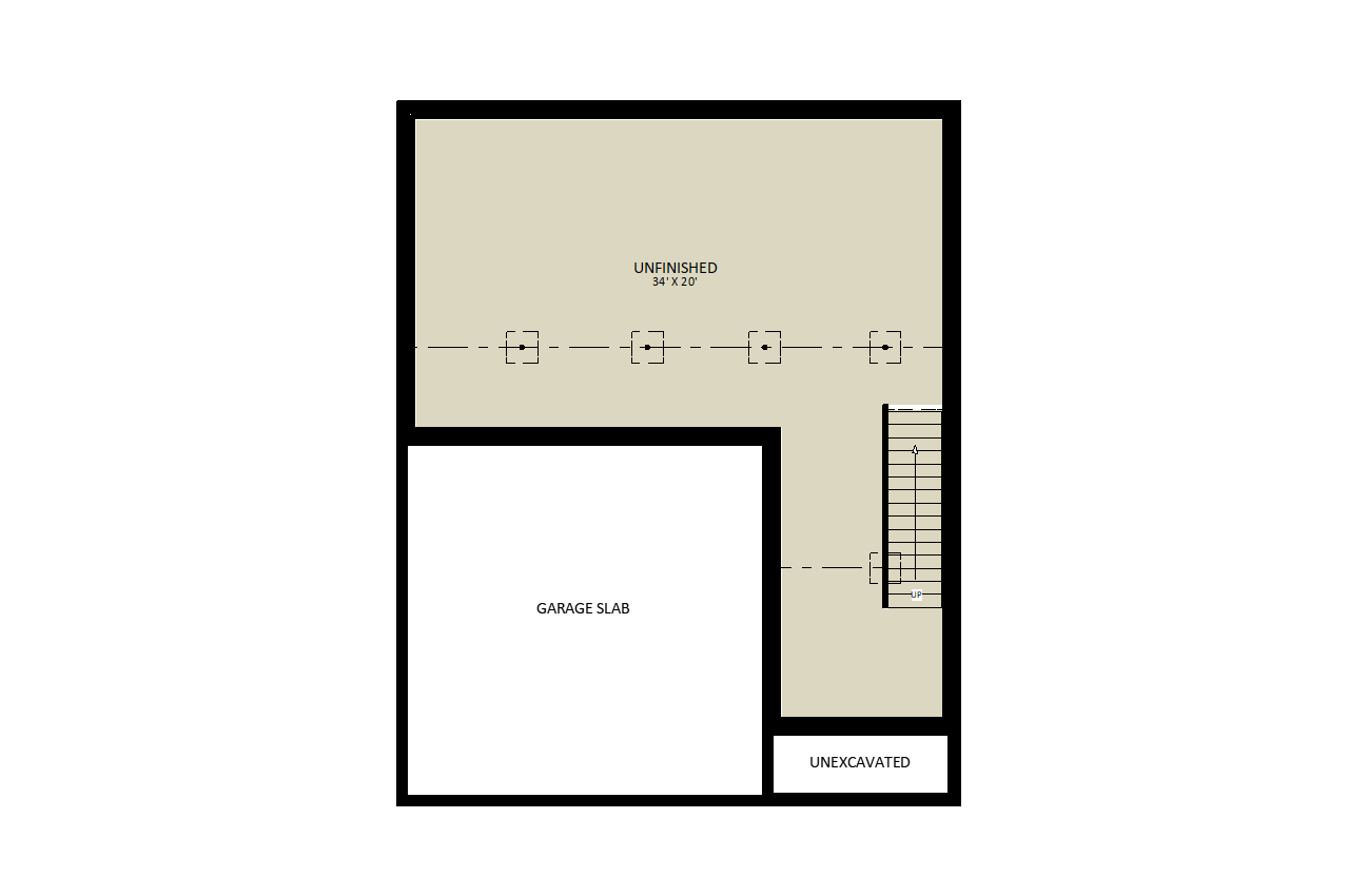 EdisonLower Level Floor Plan